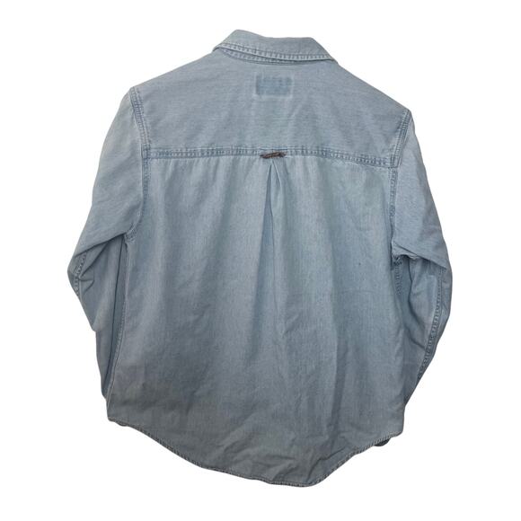 Marlboro Country Store Denim Shirt Small VTG 90s Streetwear Skater Grunge Rodeo - Picture 2 of 7